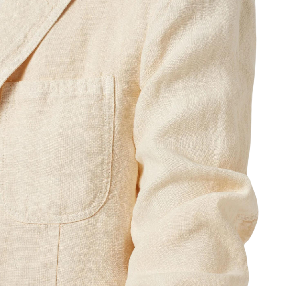 Benetti  Linen Canvas Jacket in Summer Sand