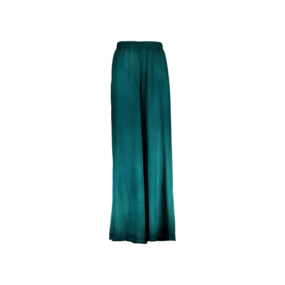 Avant Toi Hand-Painted Stretch Silk Palazzo Pants in Menta – International designer fashion boutique Australia Riada Concept Woollahra