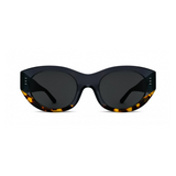 Exoty sunglasses in Translucent black & tortoiseshell