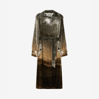 Pierre-Louis Mascia Kanpur Viscose Silk Long Jacket in Bronze Landscape Gradient Print Shop PIERRE LOUIS MASCIA designer fashion online or in-store at Riada Concept, Sydney’s high-end fashion boutique in Australia.