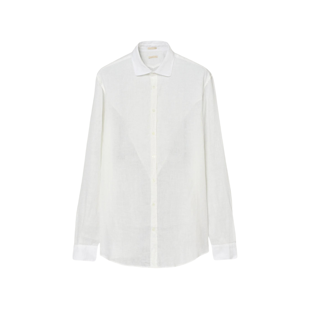 Canary  Linen Shirt in bianco