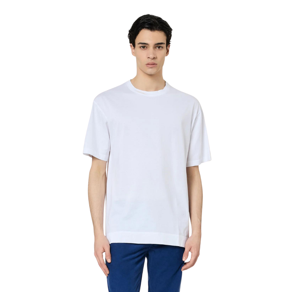 Nevis  Cotton Jersey T-Shirt in bianco