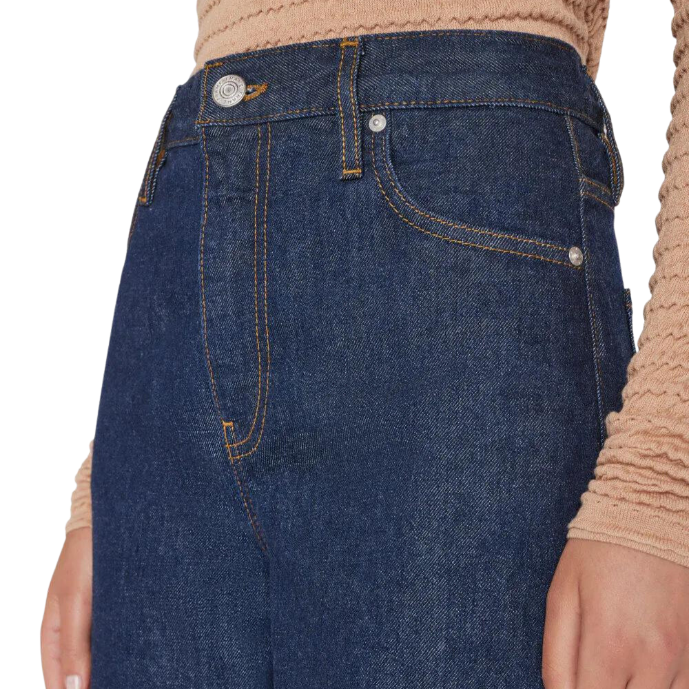 Ultra High Rise Barrel jeans in Rinse