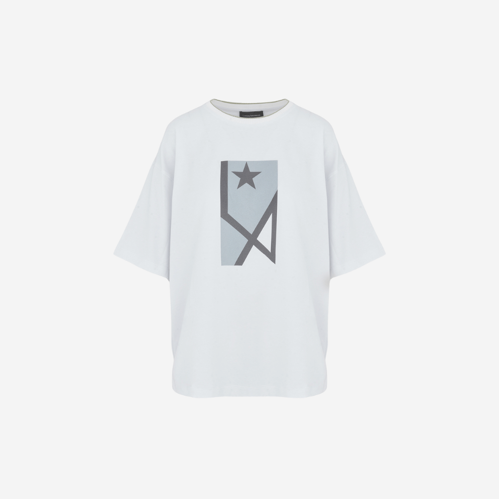 Relaxed Graphic T-Shirt in White