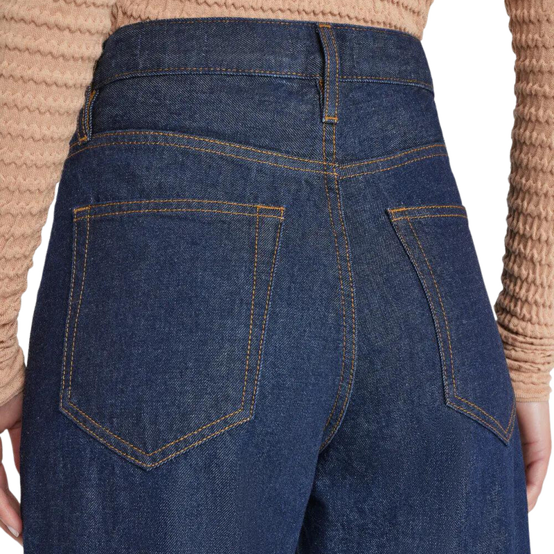 Ultra High Rise Barrel jeans in Rinse
