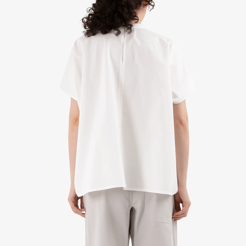 Sofie D’Hoore Oversized Cotton Poplin Sleeveless Top in Off White