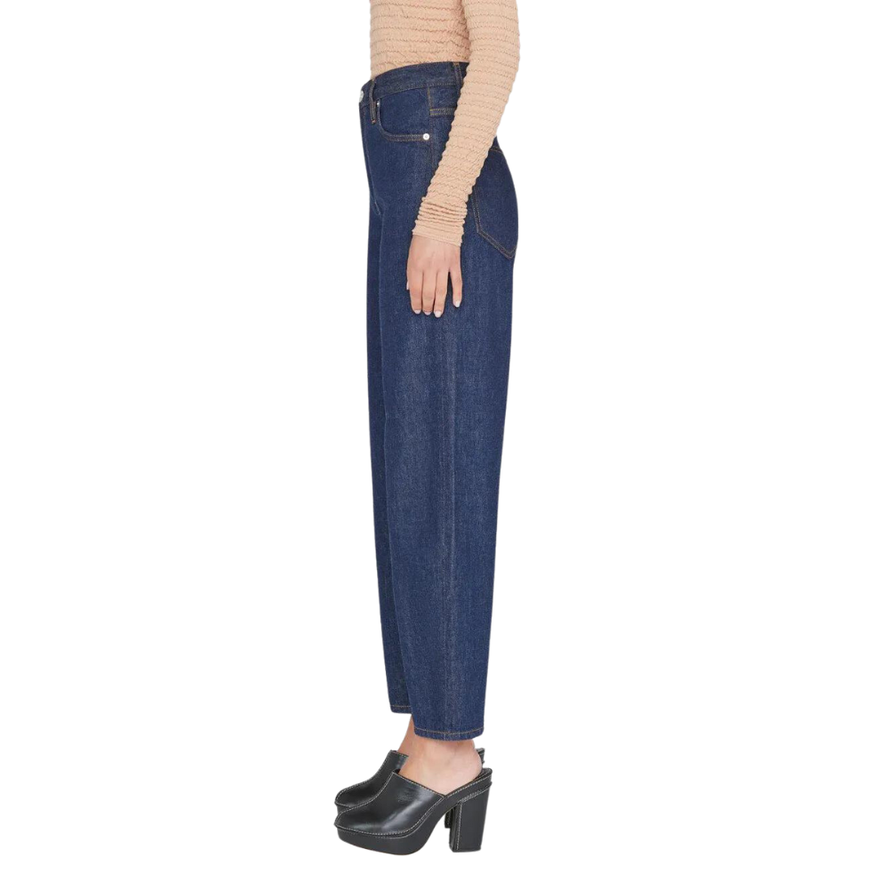 Ultra High Rise Barrel jeans in Rinse