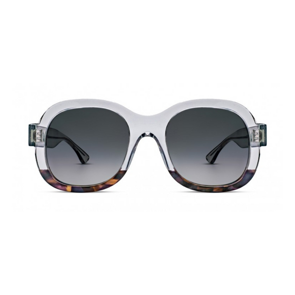 Daydreamy sunglasses in Translucent light grey & purple pattern