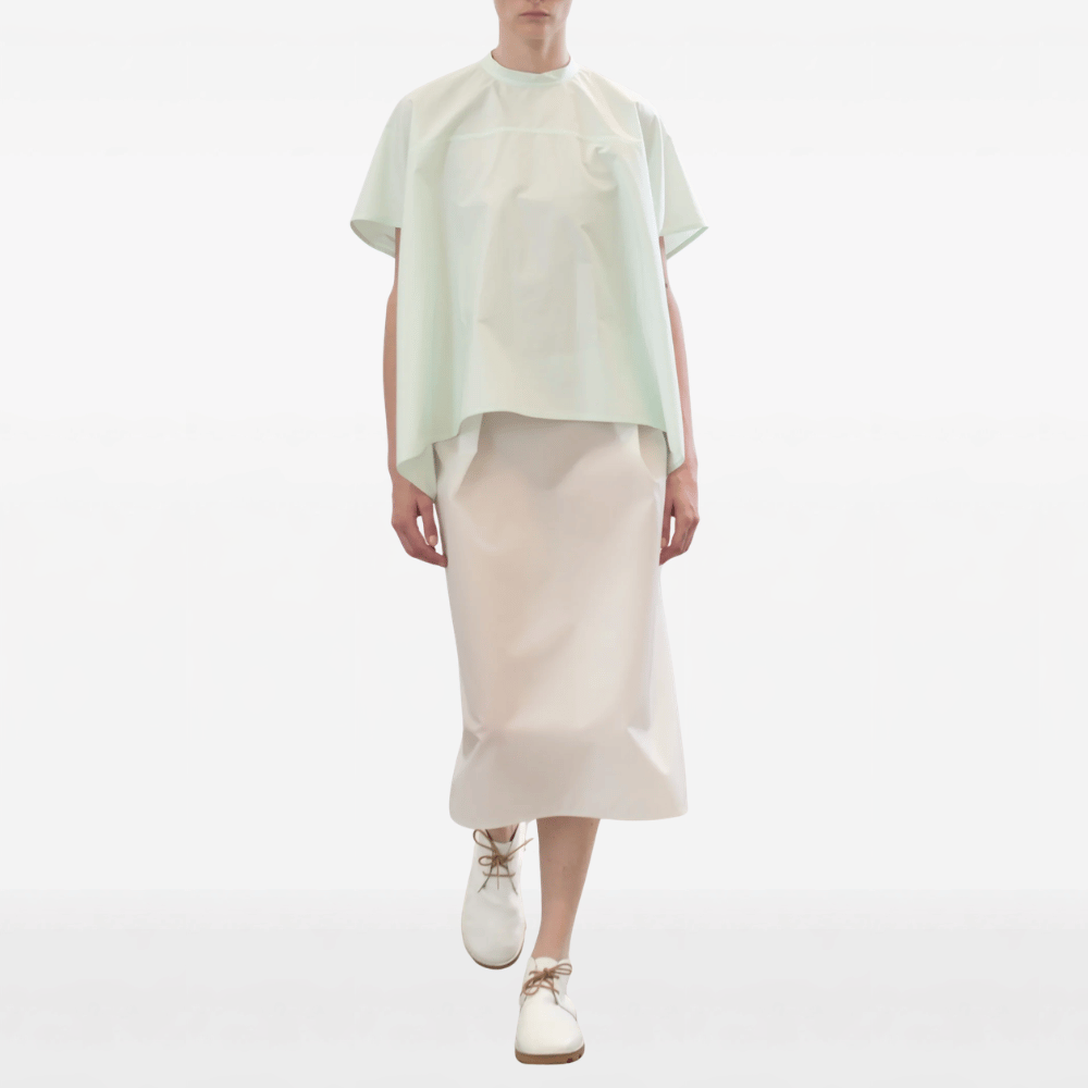 Sofie D’Hoore Oversized Cotton Poplin Sleeveless Top in Mint