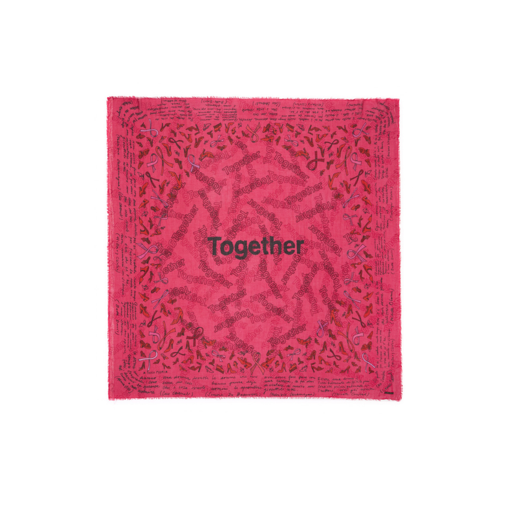 Together scarf in multicolour