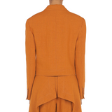 Linen Mat jacket in orange