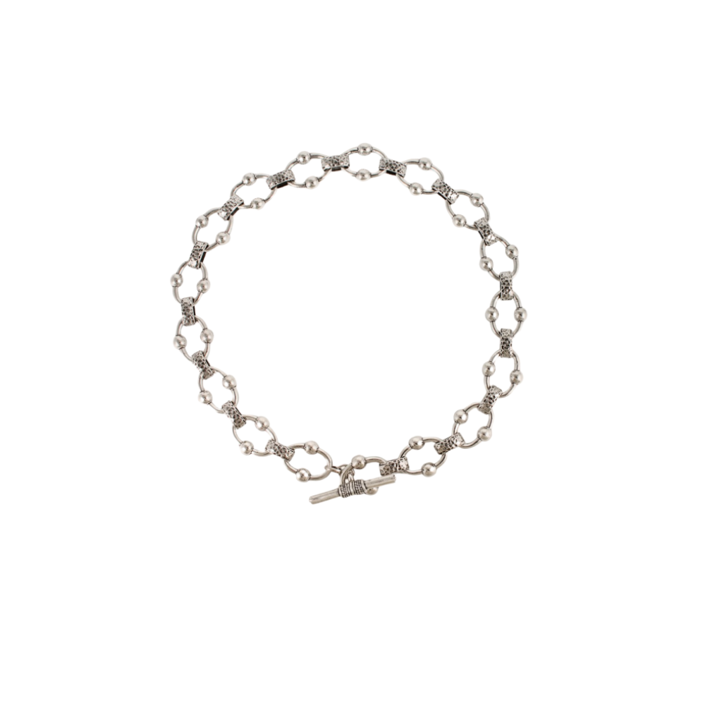 Rivage necklace in silver