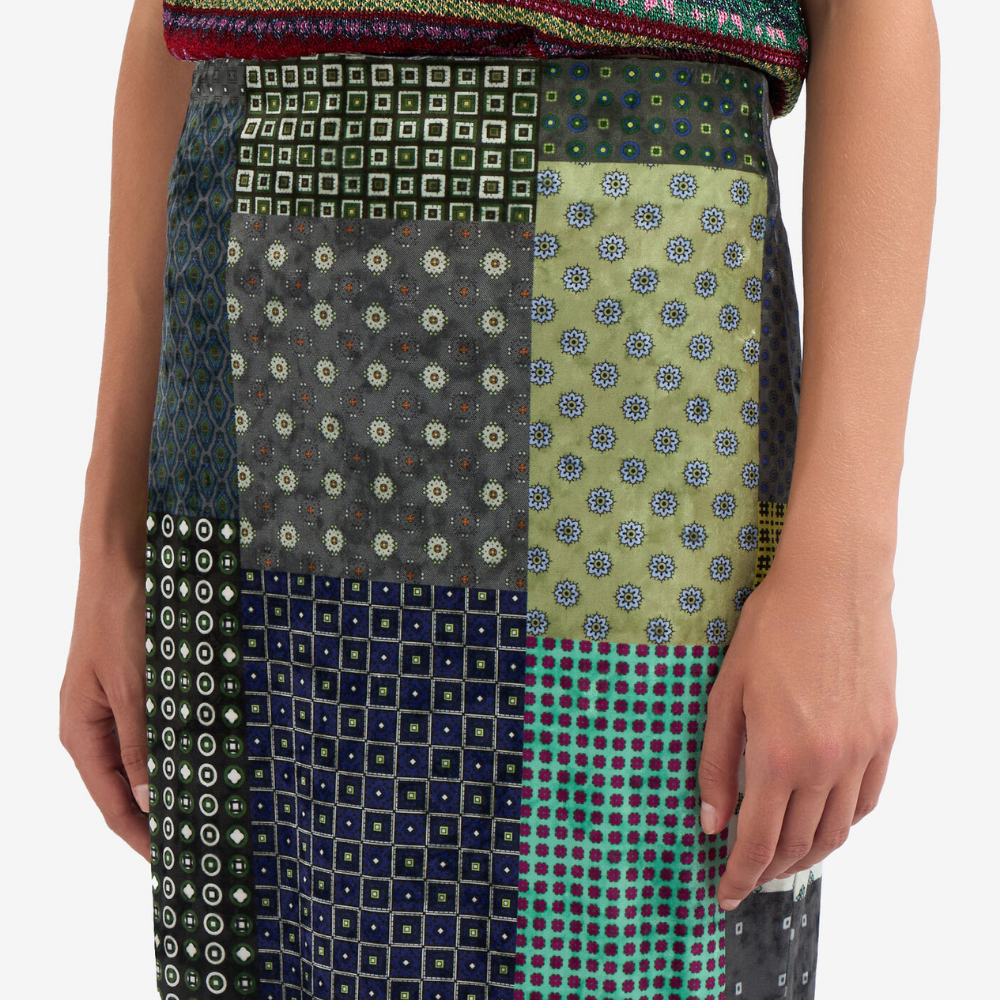 Ranat skirt in green multicolour