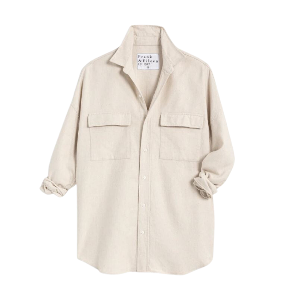 MCLOGHLIN Shirt Jacket in Natural