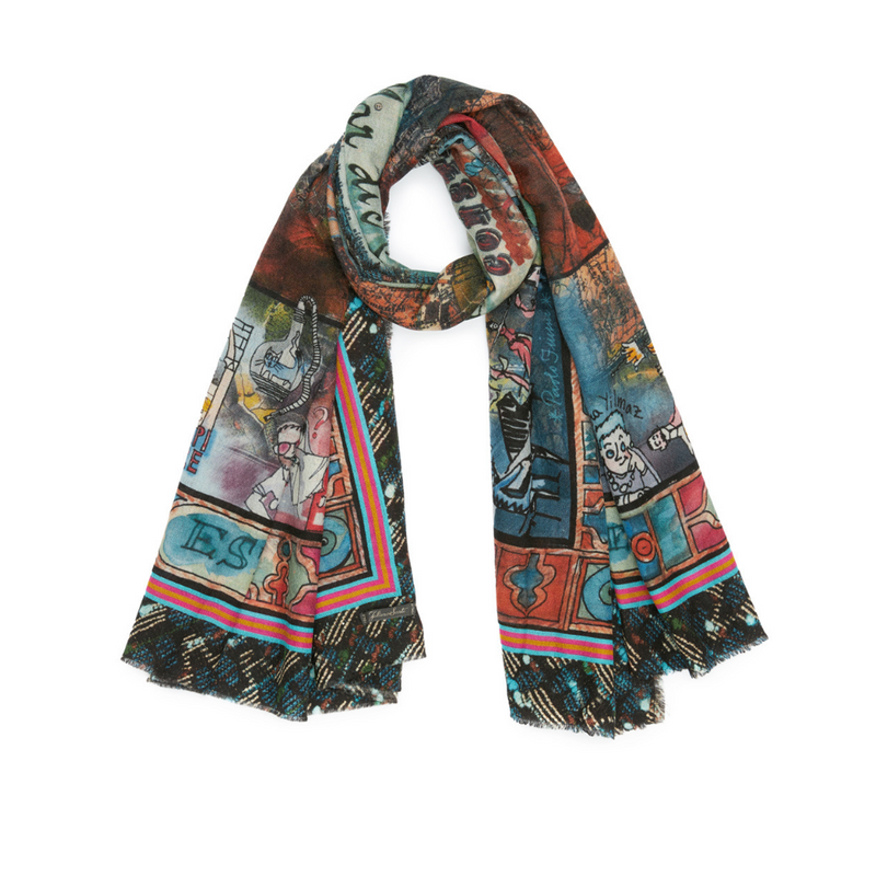 Little Istanbul scarf in multicolour