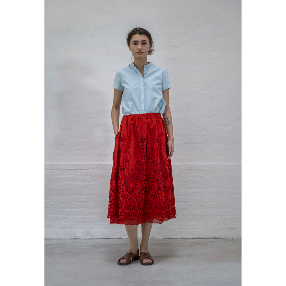 Jacopa skirt in vermillion