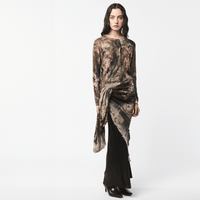 Avant Toi Laminated Needle-Punched Cashmere Cardigan in Yak - International designer fashion boutique Australia Riada Concept Woollahra
