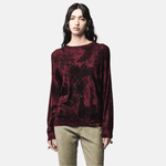 Avant Toi Salt-Effect Cashmere Silk Sweater in Wine - International designer fashion boutique Australia Riada Concept Woollahra
