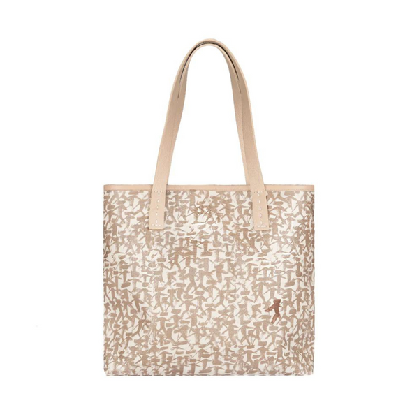 Isa Shopping M Omino Stand Out Canvas bag in Beige