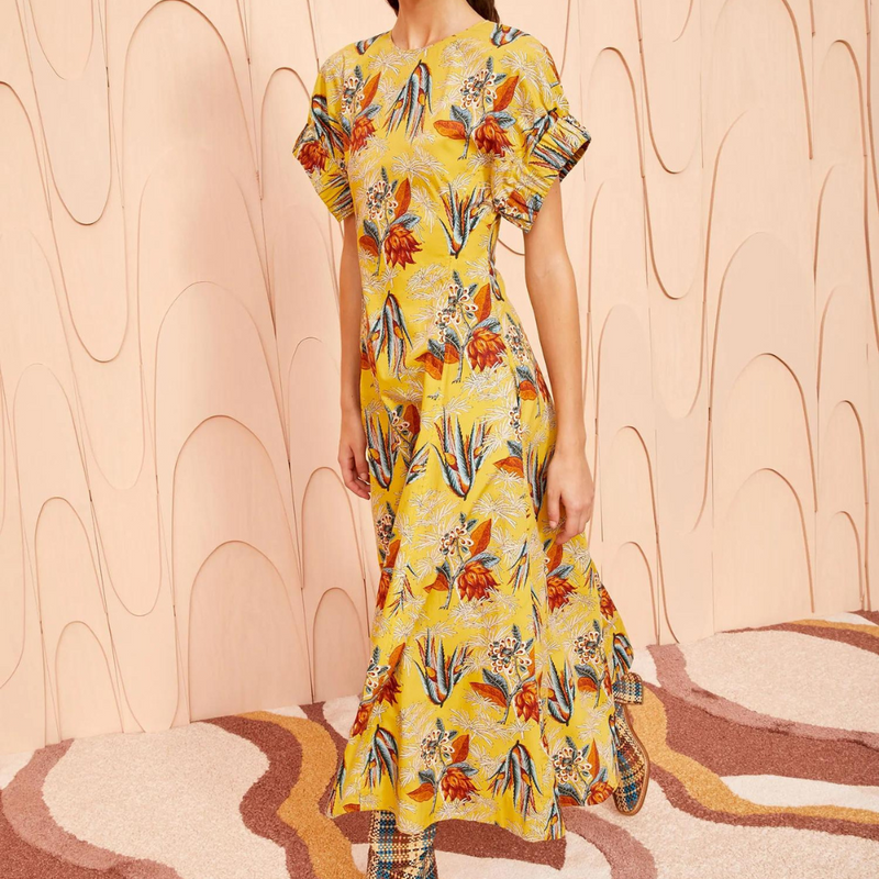 Devon Dress in marigold
