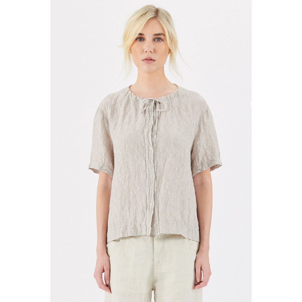 Textural Blouse in Sand