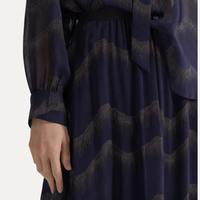 Forte Forte Nuages d'Argent Silk Chiffon Maxi Skirt Notte – International designer fashion boutique Australia Riada Concept Woollahra