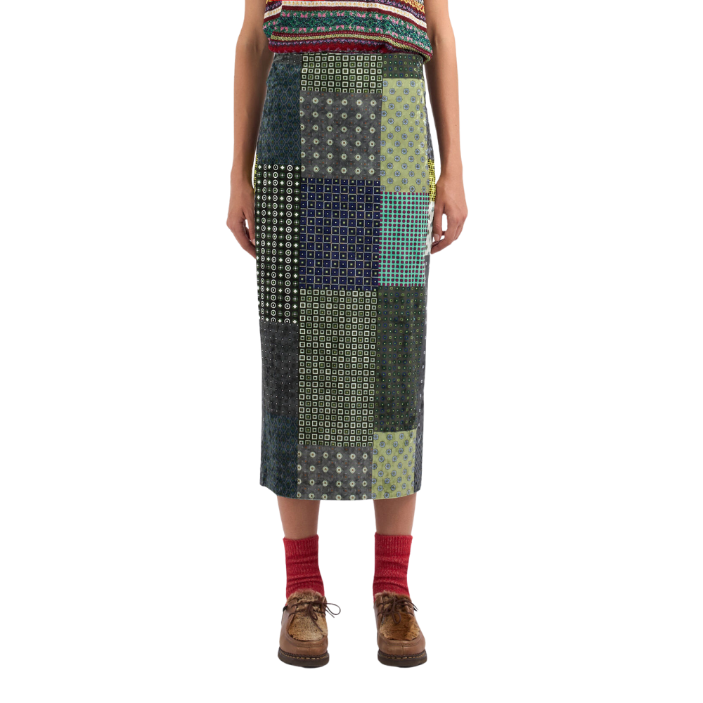 Ranat skirt in green multicolour