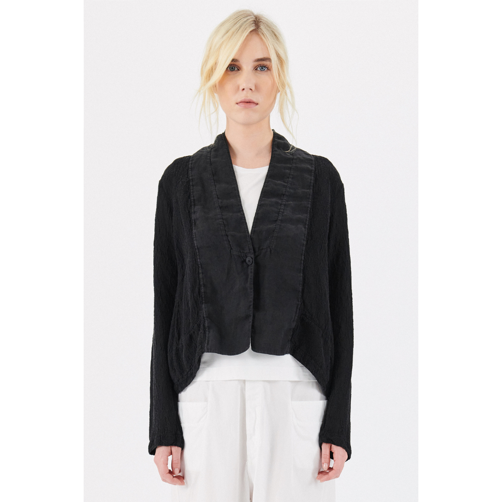 Textural Jacket in Black