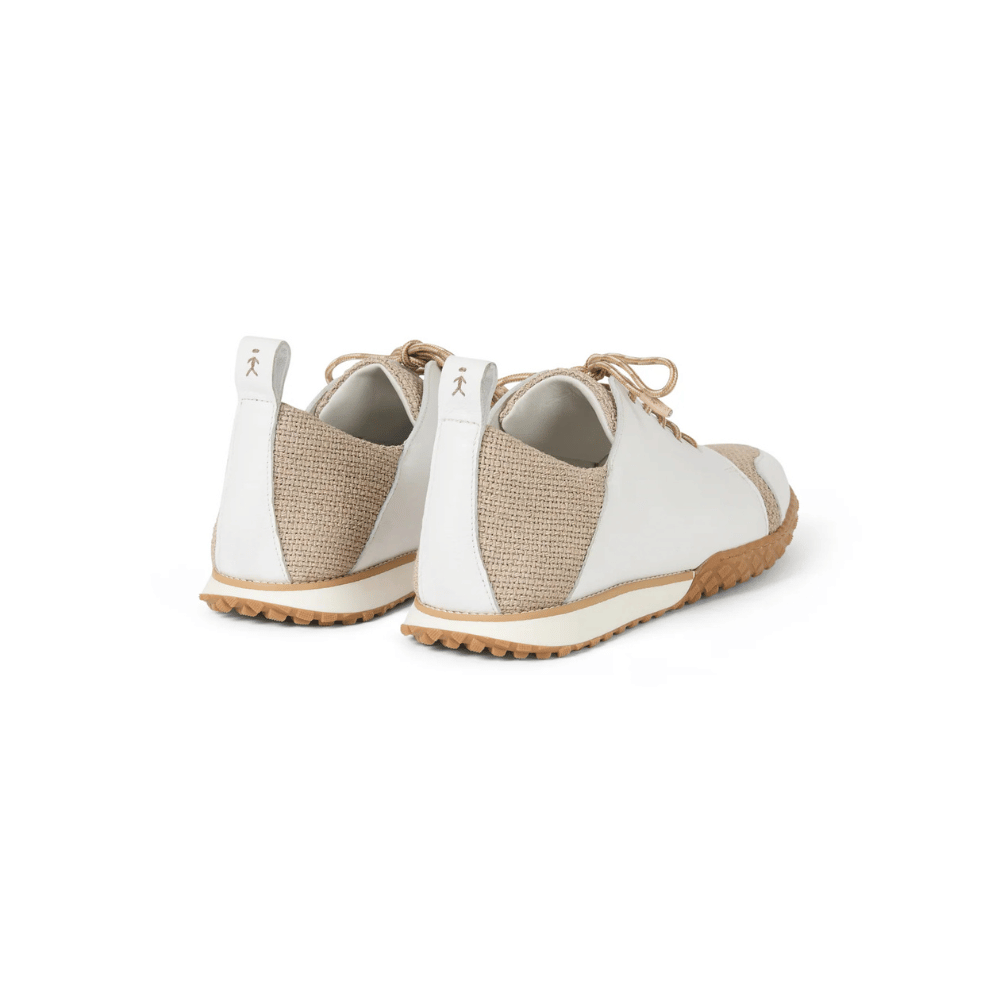 Henry Beguelin Intreccio Canapa Cotton Sneaker in Beige