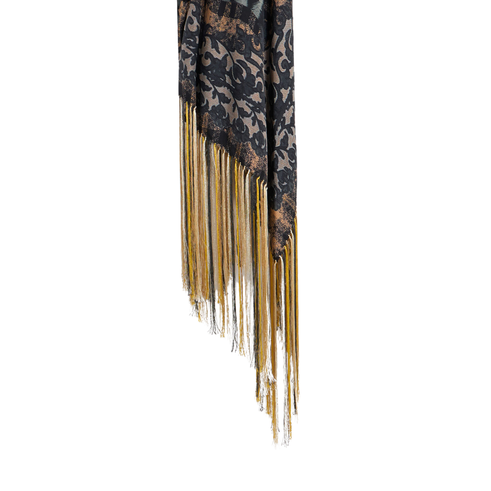 Aloeuw scarf in animal print multicolour