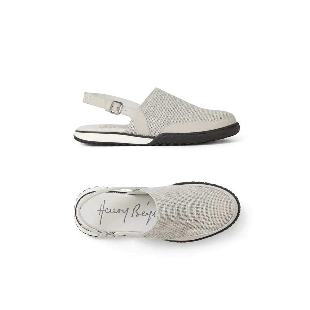 Henry Beguelin Intreccio Canapa Slip-On Sneaker in Polvere