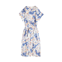 Ulla Johnson Sabi Silk Crepe De Chine Midi Dress in Prism – International designer fashion boutique Australia Riada Concept Woollahra