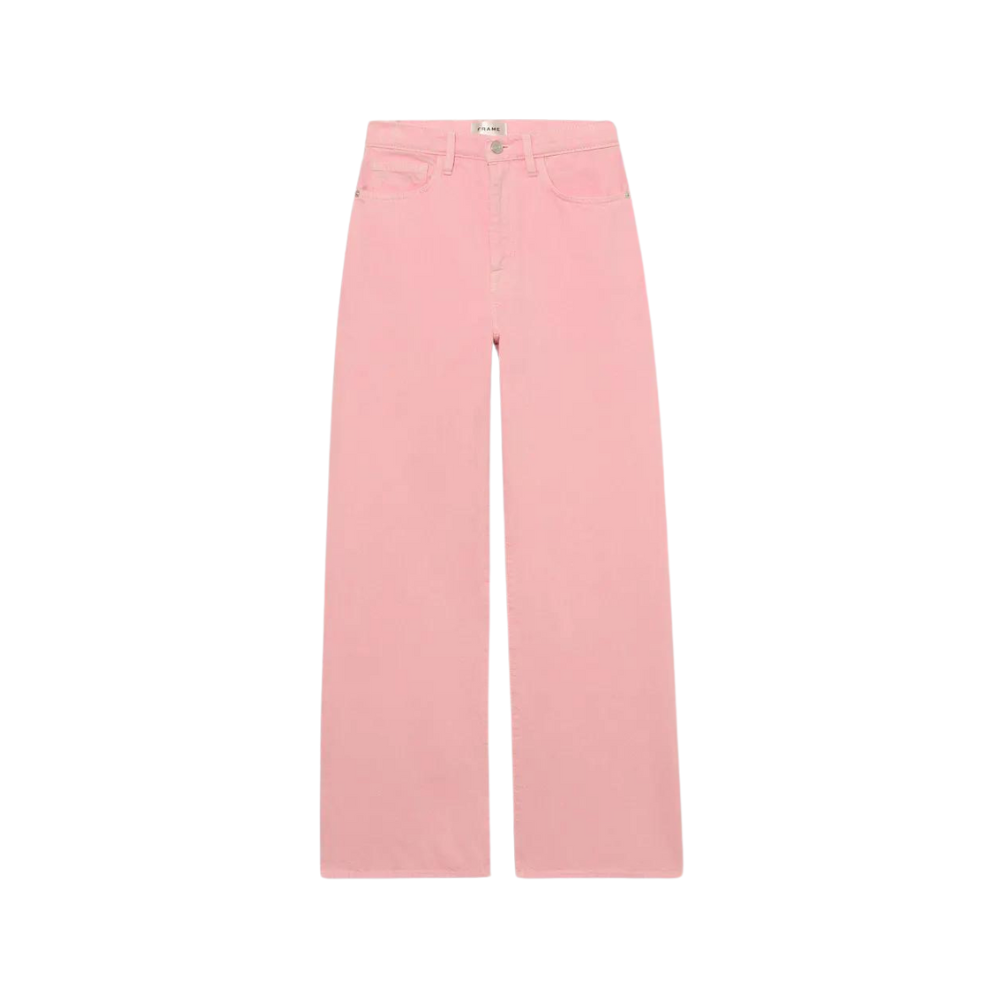 Le Jane Wide Crop in Washed Dusty Pink
