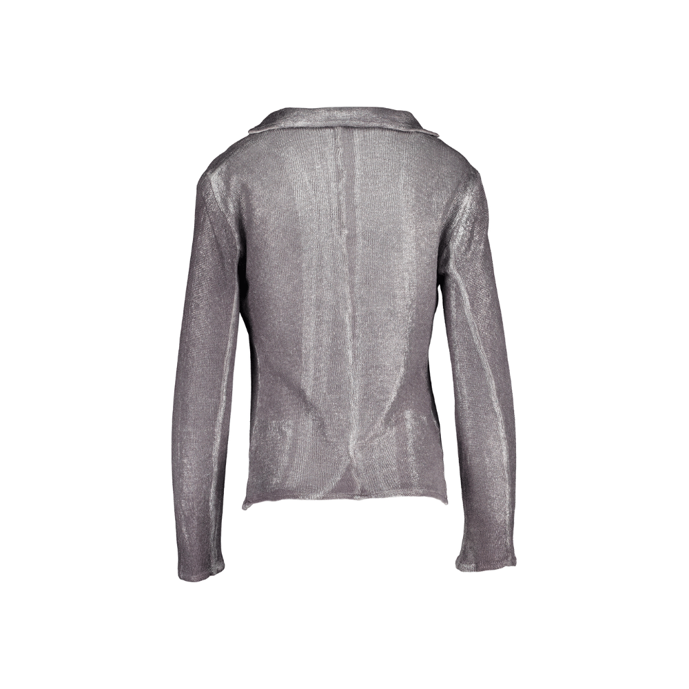 Avant Toi Hand Painted Laminated Linen Jacket in Ardesia – International designer fashion boutique Australia Riada Concept Woollahra