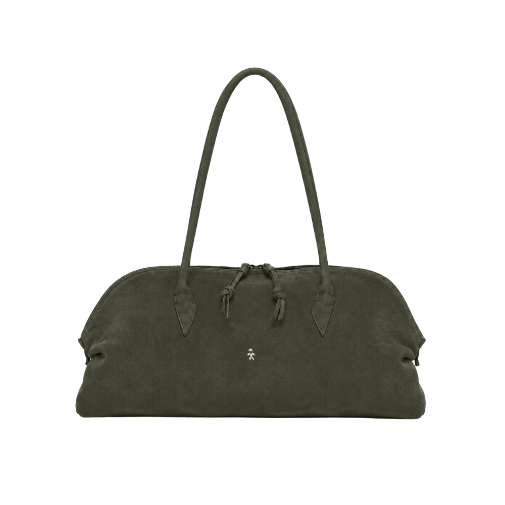 Henry Beguelin Bolla Bassa Shoulder Bag in Oliva - Shop the latest Henry Beguelin leather goods collection; handcrafted Italian bags and accessories. Shop online and in-store at Riada Concept.