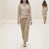 Avant Toi Hand-Painted Cotton Paisley Embroidered Sweater in Sughero – International designer fashion boutique Australia Riada Concept Woollahra