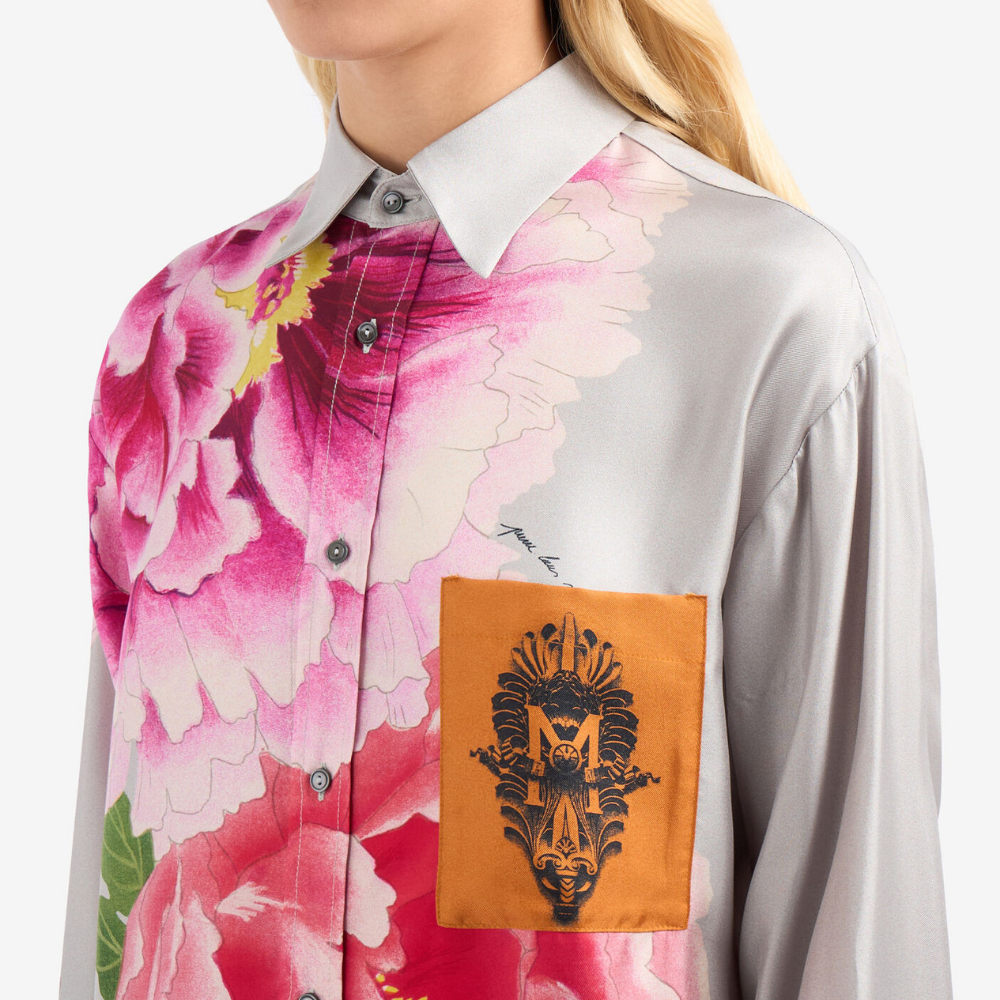 Aloegots longsleeve shirt in pink multicolour