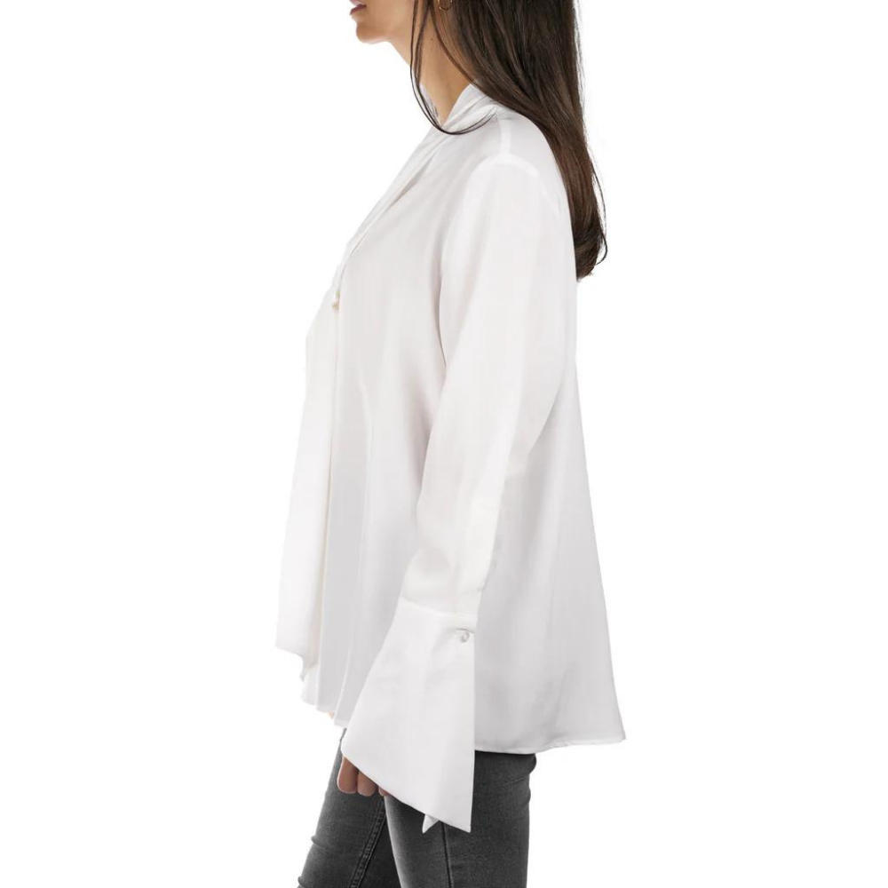 Silk Shirt in Bianco