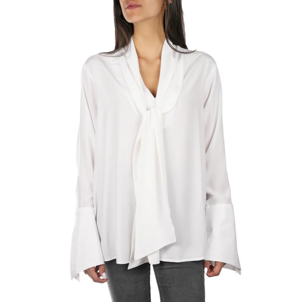 Silk Shirt in Bianco
