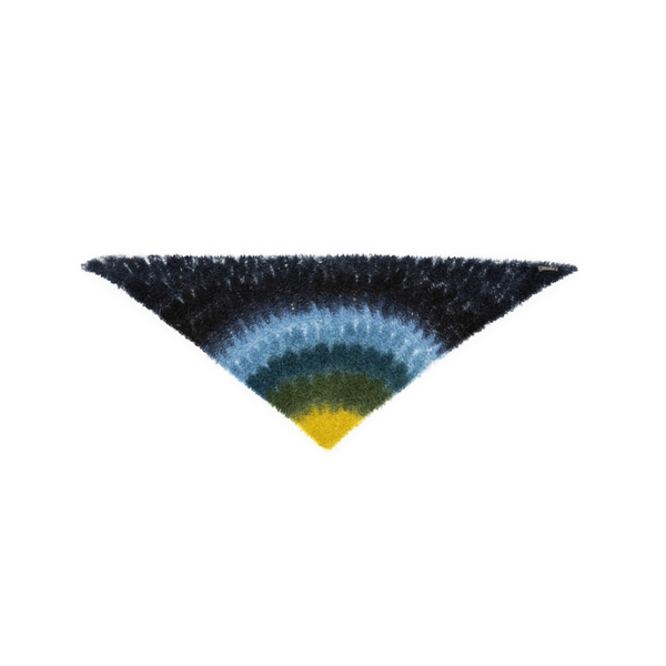 Peacock scarf in multicolour