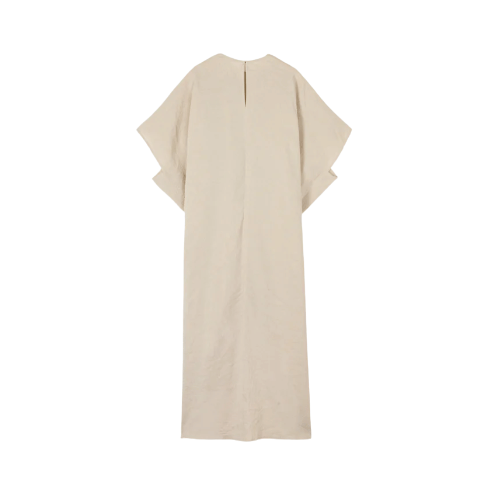 Sofie D’Hoore Oversized Cotton Short Sleeve Dress in Natural