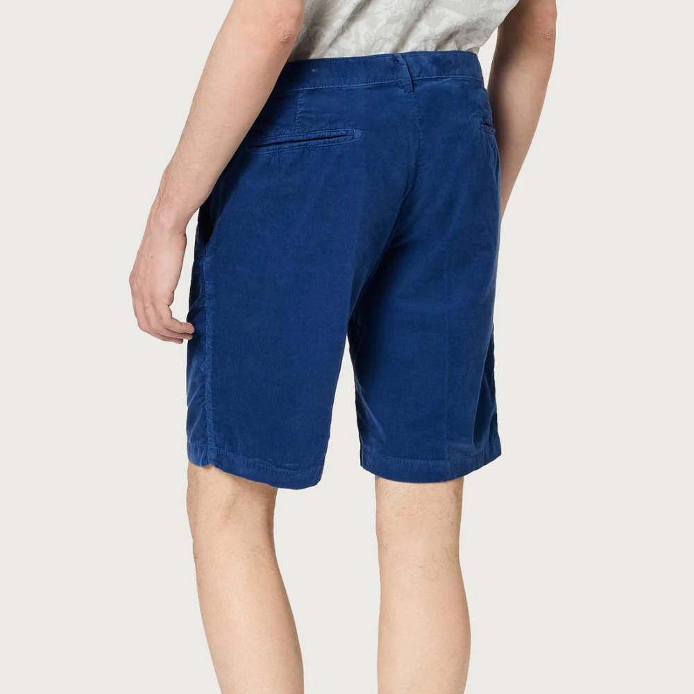 Vela  Cotton Bermuda Shorts in blue massaua