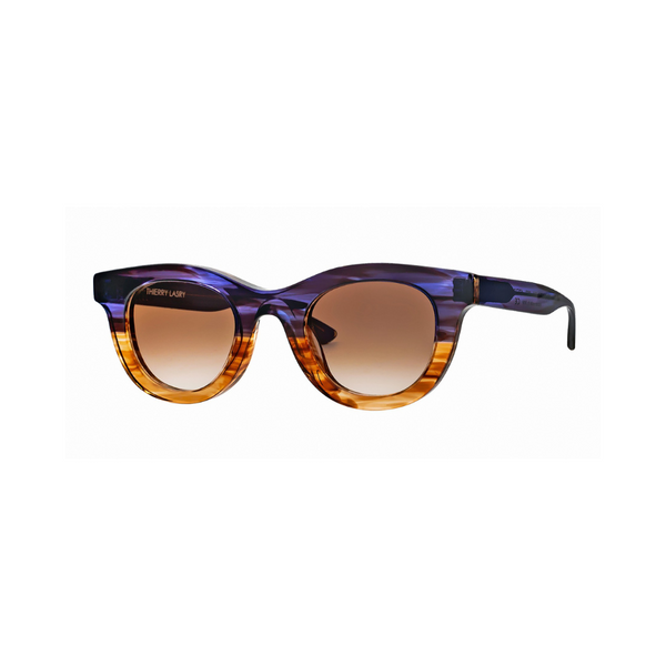 Consistency sunglasses in purple & gradiente brown