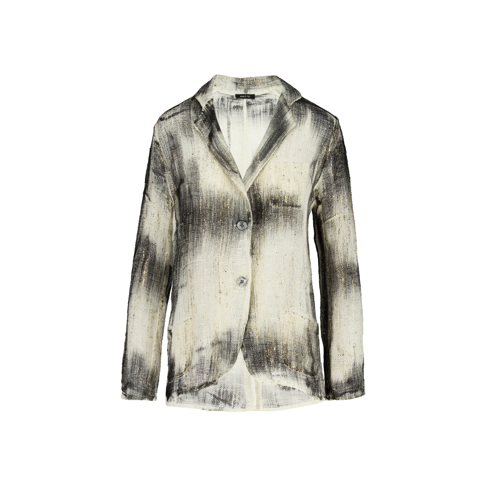 Avant Toi Brushed Linen Lamination Rever Jacket in Husky – International designer fashion boutique Australia Riada Concept Woollahra