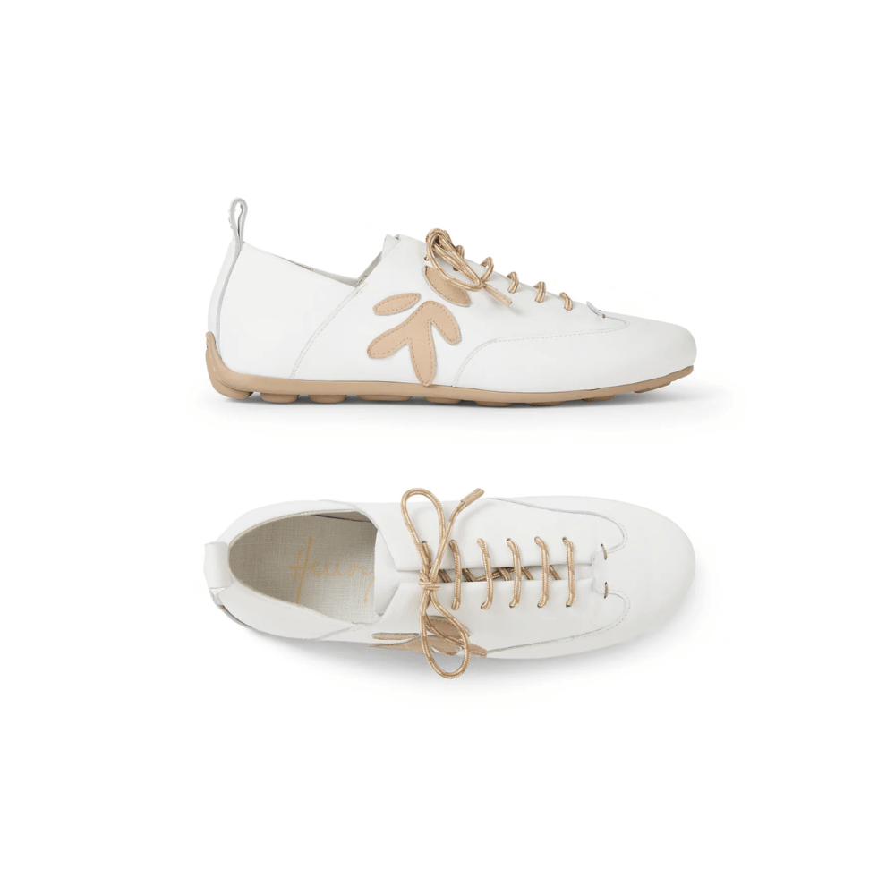 Mousse Leather City Sneaker in Bianco