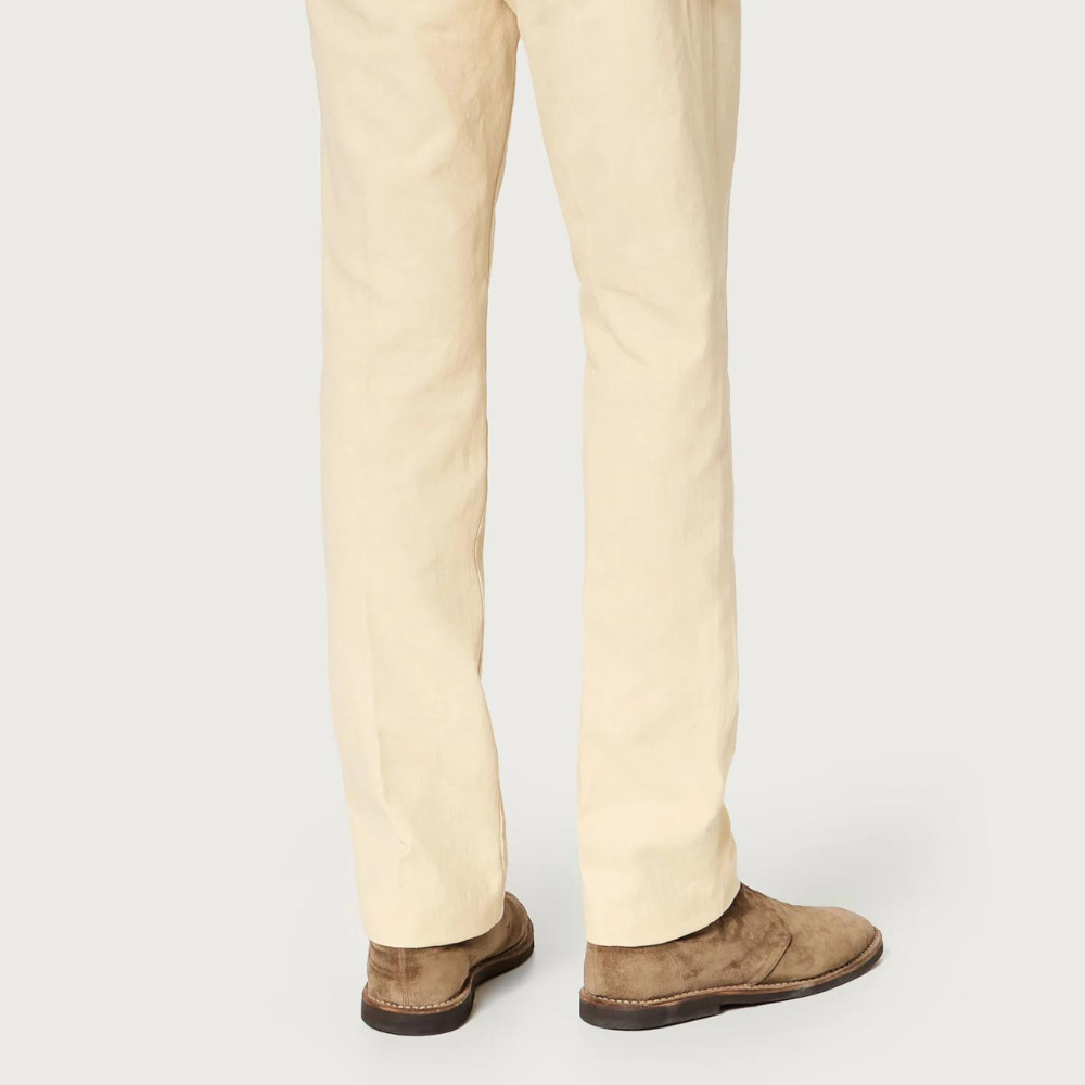 Winch2  Cotton Panama Trousers in summer sand