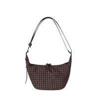 Henry Beguelin Ilenia Small Woven Calfskin Shoulder Bag in T.Moro BD6001 HENRY BEGUELIN Designer fashion handbags shop online and in store High End fashion boutique Sydney Australia Riada Concept