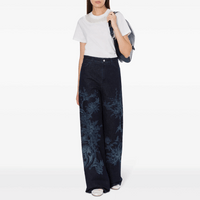 Alberta Ferretti Crystal Embellished Cotton Jersey T-Shirt in White Alberta Ferretti Australia Stockist Australia Online Riada Concept Luxury Fashion Boutique