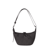 Henry Beguelin Ilenia Small Woven Calfskin Shoulder Bag in Black BD6001 HENRY BEGUELIN Designer fashion handbags shop online and in store High End fashion boutique Sydney Australia Riada Concept