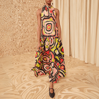 Ulla Johnson Assa Midi Length Silk Dress in Mirage ULLA JOHNSON Designer fashion shop online and in store High End fashion boutique Sydney Australia Riada Concept